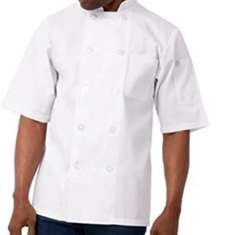 Chef Works White Shirt Size L NWT